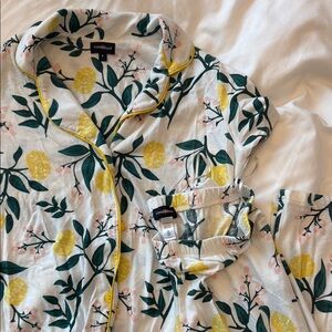Cosabella lemon tree pajamas set T-shirt and Pants size Petite